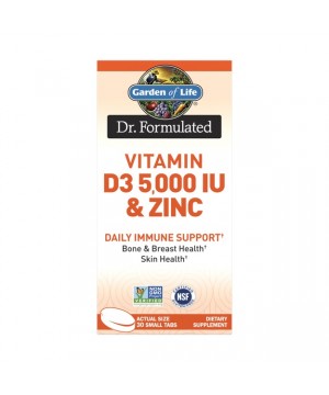 Dr. Formulated Vitamin D3 5000 IU + Zinek - 30 tablet